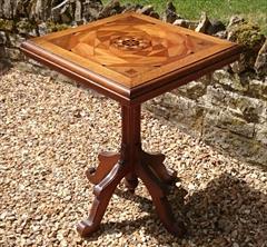 Antique Arts And Crafts Wine Table Pine and Oak 23d 23w 29½h _3.JPG